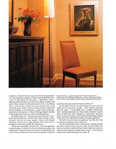Glenn Gissler - Avenue Magazine - Picture Perfect - October 2001