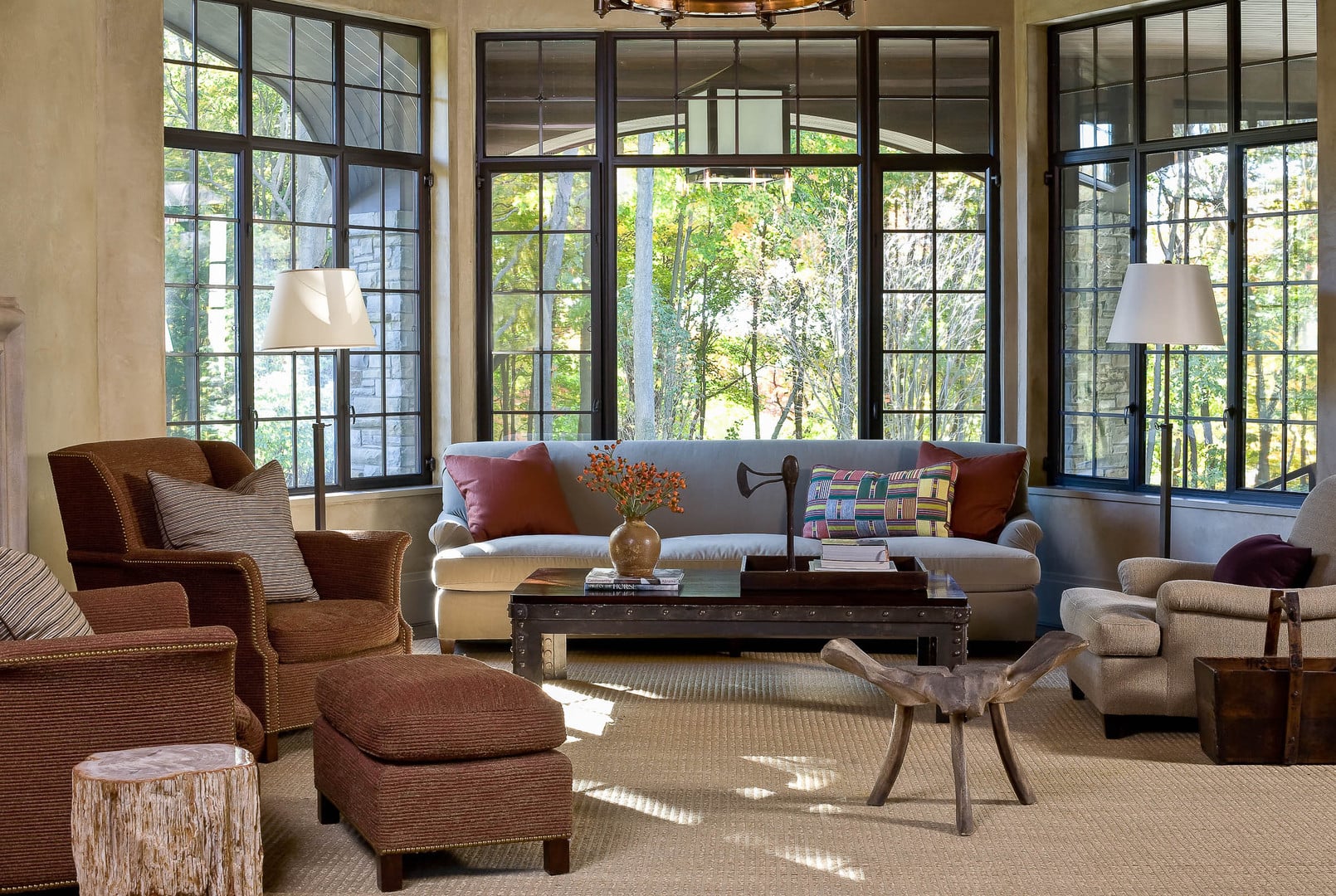 Country Home Living Room - New York Interior Designer