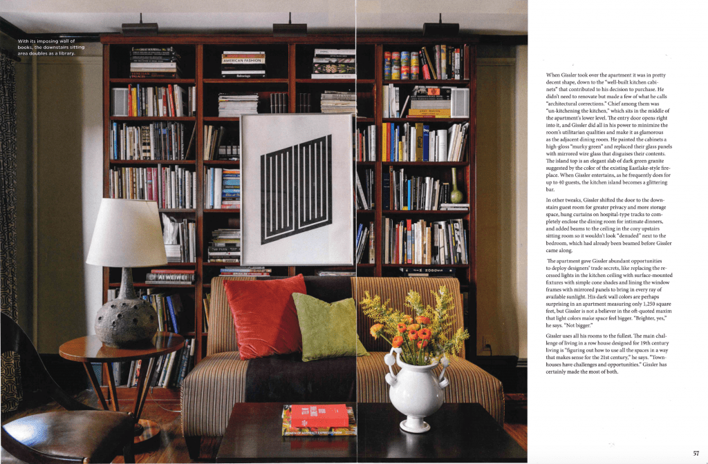 BROWNSTONER Magazine - New York Interior Designer - Glenn Gissler Design
