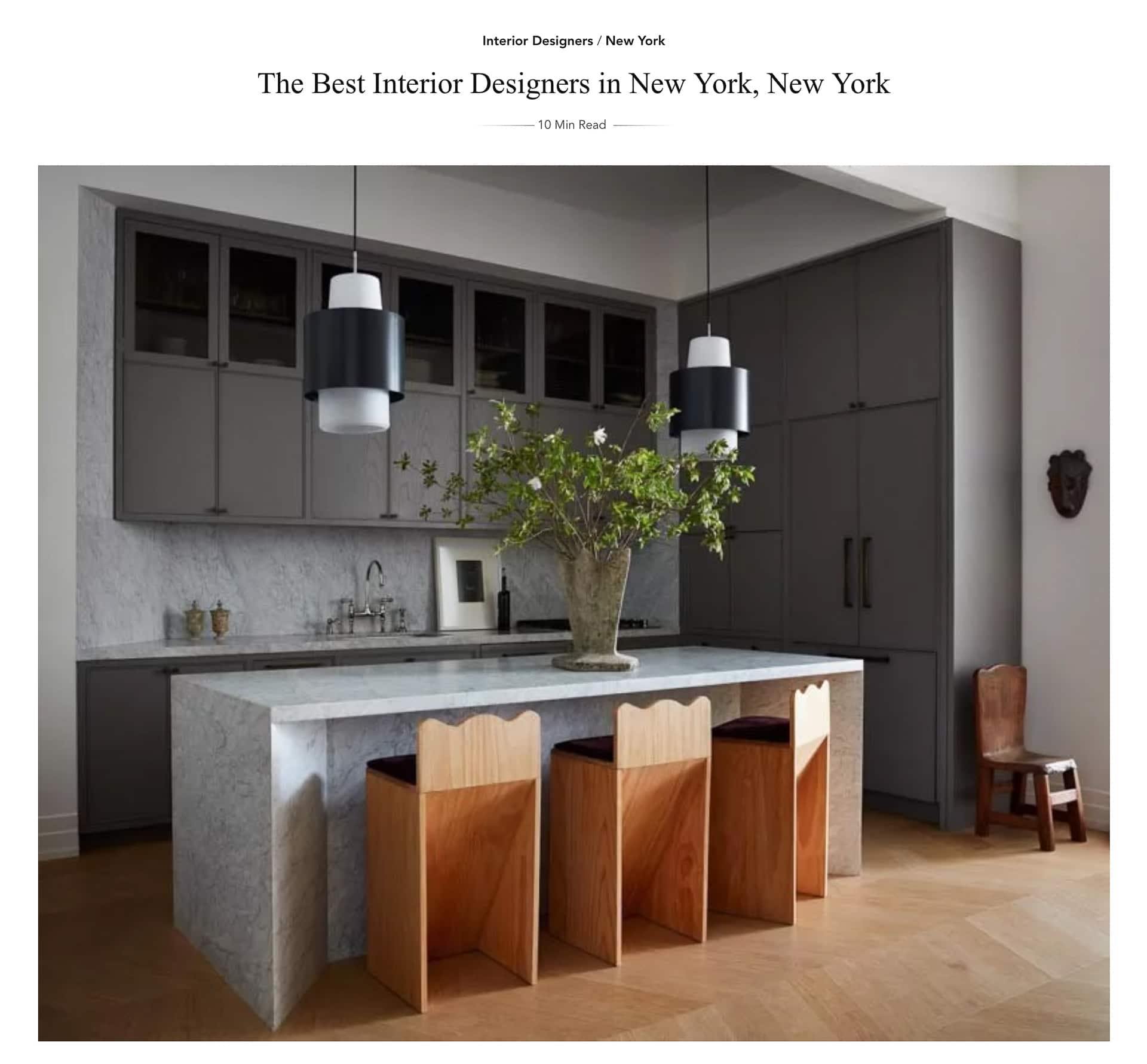 GC Magazine – Best Interior Designers in New York City 2023
